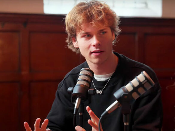 Jesse Felly, influenciador digital de 19 anos, encontra a salvação em Cristo após testemunhar a fé de seus pais. Foto: Captura de tela/YouTube.