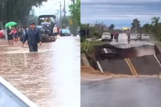 Igrejas pedem orações e fazem campanha de doação para as vítimas das terríveis inundações no Rio Grande do Sul. Foto: Reprodução/G1/RBS TV