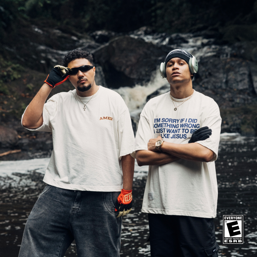 Os trappers Nesk Only e 2metro lançaram o EP colaborativo “DU NADA – Parte 1”. O projeto conta com as faixas “Hebreus 12” e “Nunca Mais”. Foto: Divulgação.