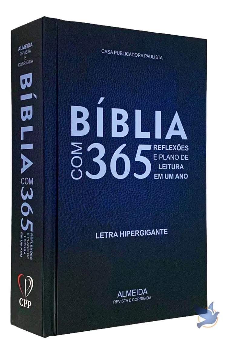 Bíblia com 365 Reflexões e Plano de Leitura em um Ano