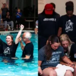 Culto em campeonato universitário de softebol resulta na conversão e batismo de 29 atletas tocadas pelo Espírito Santo. Foto: X/Liberty Softball