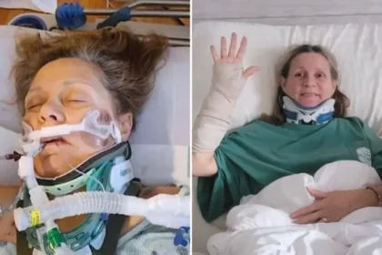 Após sofrer hemorragia cerebral em grave acidente, mulher testemunha milagre e usa sua história para levar pessoas a Jesus. Foto: Reprodução/CBN News.