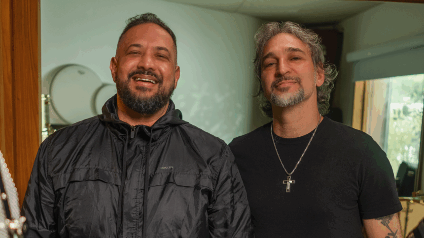 O cantor PG lança a canção “Oração” com Fernandinho, um encontro marcante da música cristã com mensagem forte sobre a importância da oração. Foto: Divulgação.