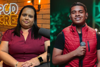 Mãe de Kaiky Mello relata milagre e recuperação do cantor após aneurisma e acidente; testemunho emocionante no podcast cristão PodCrê. Foto: Reprodução.