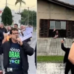 Cristãos realizam evangelismo nas ruas de Criciúma e 20 pessoas se convertem ao ouvirem a mensagem de salvação em Jesus. Foto: Reprodução/Instagram/Clebison Bandeira