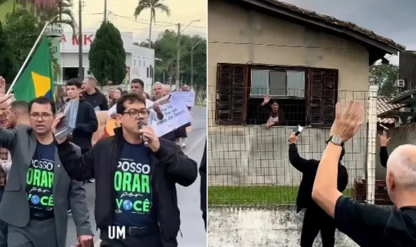 Cristãos realizam evangelismo nas ruas de Criciúma e 20 pessoas se convertem