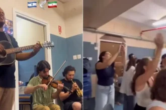 Cristãos judeus adoram a Jesus em abrigos antibombas durante ataques entre Israel e Irã, clamando por paz em meio ao conflito. Foto: Instagram/Emanuel Roro