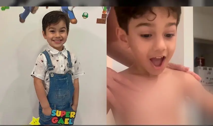 Mãe ensina filho sobre o poder da oração com experiência visual que viralizou; vídeo mostra como orar afasta tudo que é ruim. Foto: Reprodução/Instagram/Jessica Stuart