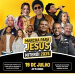 Niterói será palco para mais uma edição da Marcha Para Jesus, que acontece neste sábado (19), a partir das 15h. Foto: Divulgação.