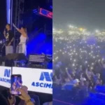 Cristãos realizaram evangelismo no show de Simone Mendes, compartilhando mensagens de fé e esperança com o público presente. Foto: Reprodução/Instagram/Bispa Sonia Hernandes
