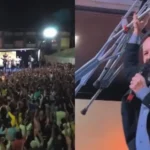 Cruzada na Bahia reúne milhares de fiéis em evento evangelístico, marcando vidas com mensagens de fé e adoração. Foto: Reprodução/Instagram/Rubens Cunha