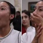 Jovem testemunha cura de escoliose em culto nos EUA e declara ter sido liberta das dores após oração e imposição de mãos. Foto: Reprodução/Instagram/Mario A Esparza Jr