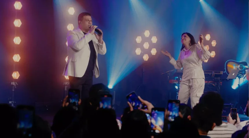 Eyshila celebrou seus 30 anos de ministério com o lançamento do single “Na Casa de Deus”, que ganhou uma nova versão com Wilian Nascimento. Foto: Divulgação.