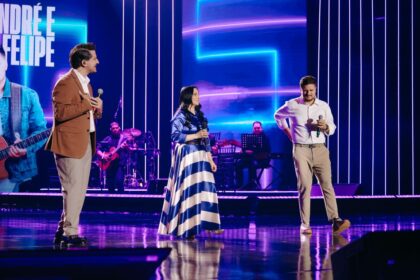 O clássico 'Sabe Filho', de Mara Lima, ganha nova versão com Giselli Cristina e André e Felipe no projeto 'Legado' da Louvor Eterno. Foto: Divulgação.