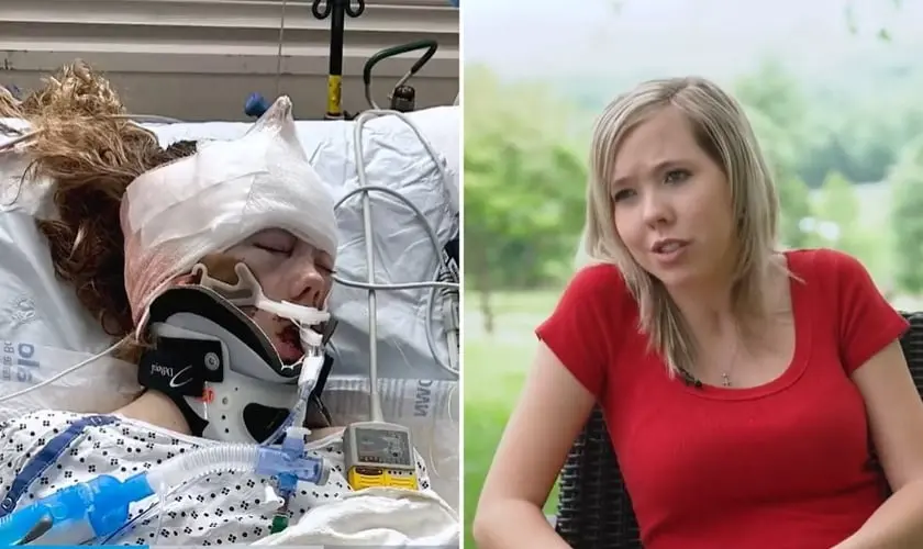 Após acidente de carro, mulher sobrevive a traumatismo craniano: ”É 100% Jesus”