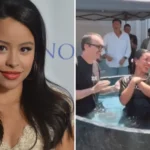 A atriz Cierra Ramirez compartilhou com seus quase 3 milhões de seguidores no Instagram a emocionante decisão de se batizar nas águas. Foto: Captura de tela/Instagram/cierraramirez/Wikipedia