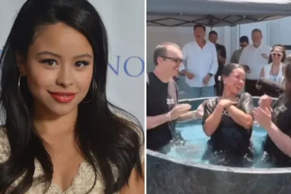 A atriz Cierra Ramirez compartilhou com seus quase 3 milhões de seguidores no Instagram a emocionante decisão de se batizar nas águas. Foto: Captura de tela/Instagram/cierraramirez/Wikipedia
