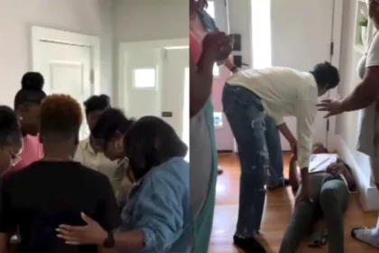 Entregadora de delivery tem encontro com Deus ao entregar comida em culto doméstico nos EUA e recebe oração que transforma sua vida. Foto: Reprodução/Instagram/Dr. Moore