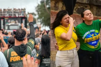Recentemente, a orla da Praia de Boa Viagem, em Recife–PE, foi tomada pela fé e pela celebração durante a 27ª edição da Marcha para Jesus. Foto: Instagram/Marcha Para Jesus Pernambuco/Instagram/Andrea Ventura Medeiros
