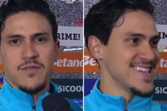 Pedro do Flamengo dedicou seu desempenho e a honra da vitória a Jesus Cristo após o confronto direto pela liderança do Campeonato Brasileiro. Foto: Reprodução/Instagram/Ge