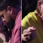 Durante um culto, uma idosa que havia perdido o movimento da mão direita recebeu a cura de AVC após uma oração de pastor. Foto: Reprodução/Instagram/Mario Esparza