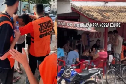 Evangelismo em massa em Macaé–RJ resulta em mais de 1.300 pessoas aceitando Jesus sob coordenação da missão Aviva. Foto: Reprodução/Instagram/Aviva