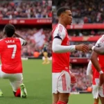 Jogadores do Arsenal, que fazem parte de um grupo chamado “Irmãos da Bíblia”, oram e leem a bíblia antes de cada jogo. Foto: Captura de Tela/YouTube/Arsenal