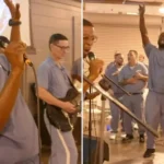 Culto em prisão de segurança máxima nos EUA reúne 250 detentos em momento de renovação espiritual e busca por perdão. Foto: Reprodução/Instagram/God Behind Bars