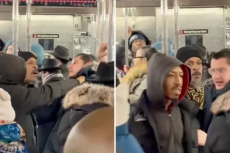 Perseguição em Nova York: Judeu é agredido em metrô; especialistas alertam para a normalização do antissemitismo em espaços públicos. Foto: Captura de tela/Redes sociais.