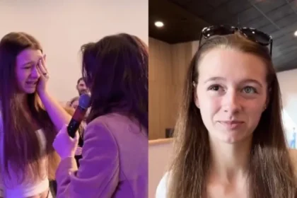 Adolescente que perdeu a visão após acidente com solda recebe cura de cegueira em culto na igreja Revival House. Foto: Reprodução/Instagram/Victoria Rich Sosa