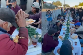 Igreja no México promove Ceia de Natal e doação de agasalhos para moradores de rua: ''Servimos com amor''. Foto: Reprodução/Instagram/Comunidad Casa Norte