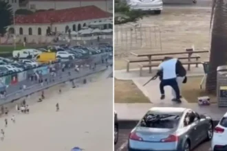 Pelo menos 11 pessoas morreram e 29 ficaram feridas, incluindo uma criança e dois policiais, após um ataque contra judeus, em Sydney. Fotos: Reprodução/Redes Sociais