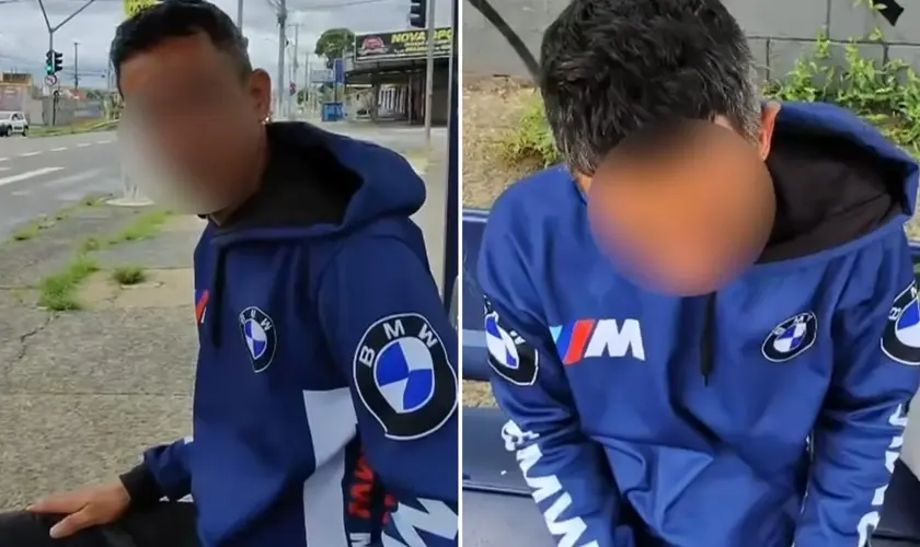 Homem aceita Jesus após receber mensagem de esperança e oração em ônibus de evangelista: ''Ele vem ao seu encontro''. Foto: Reprodução/Instagram/Rafael Cruz