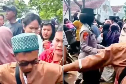 Muçulmanos impedem cristãos na Indonésia de realizarem culto de Natal; governo intervém para mediar conflito e garantir liberdade religiosa. Foto: Reprodução/Instagram/Permadi Arya