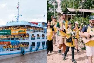 Grupo de 200 jovens promove ação social e evangelismo na Ilha do Marajó, que foca em ajuda humanitária e transformação social no Pará. Foto: Instagram/Minha Missão