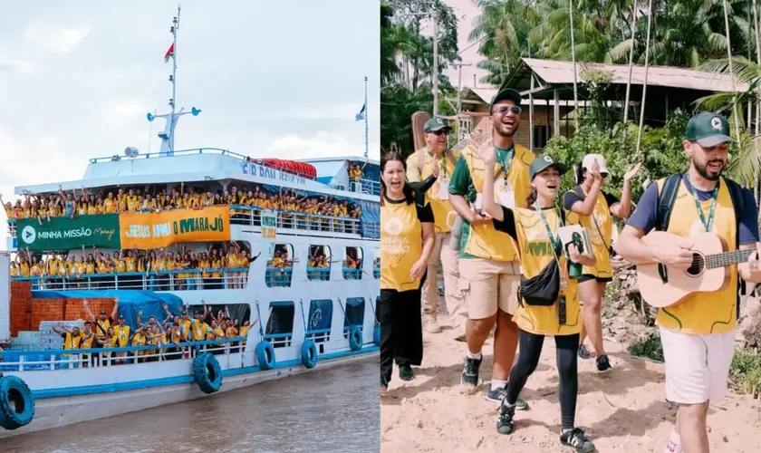 Grupo de 200 jovens promove ação social e evangelismo na Ilha do Marajó, que foca em ajuda humanitária e transformação social no Pará. Foto: Instagram/Minha Missão