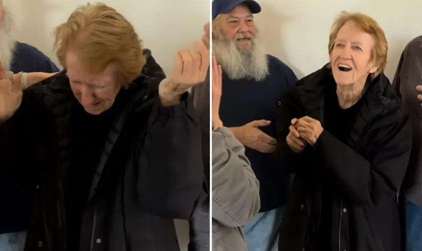 Relato emocionante de cura da cegueira em igreja nos EUA viraliza: idosa volta a enxergar durante oração espontânea. Foto: Reprodução/Instagram/Revival House