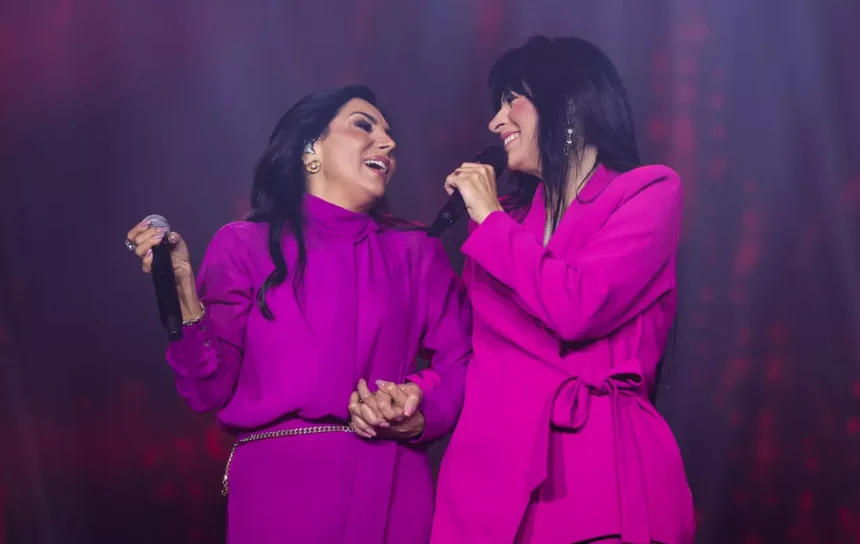 Foi lançado o medley "Fiel a Mim + Espírito Santo", unindo a anfitriã à sua amiga de longa data e "irmã de ministério", Fernanda Brum. Foto: Divulgação.