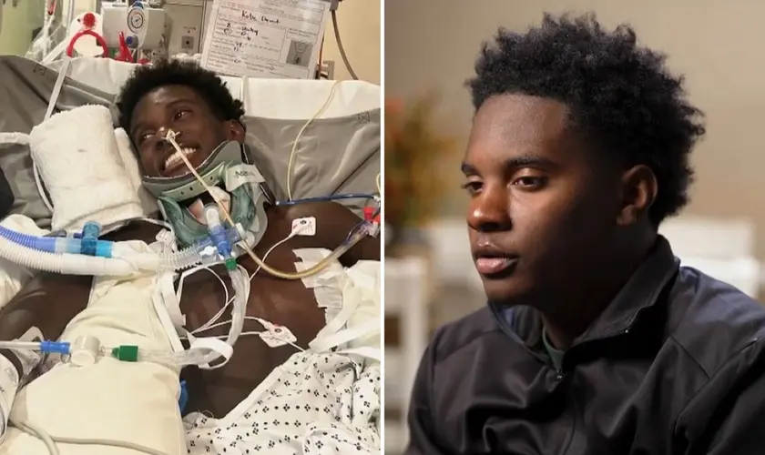 Após orações de família e 2h30 sem sinais vitais, adolescente volta à vida nos EUA: ''Deus ainda realiza milagres''. Foto: Reprodução/CBN News.