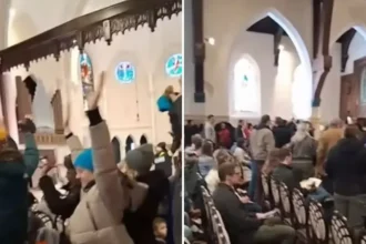 Alabama analisa o Projeto de Lei 363, que criminaliza protestos em igrejas com penas de até 10 anos de prisão. Foto: Reprodução/YouTube/WCCO - CBS Minnesota