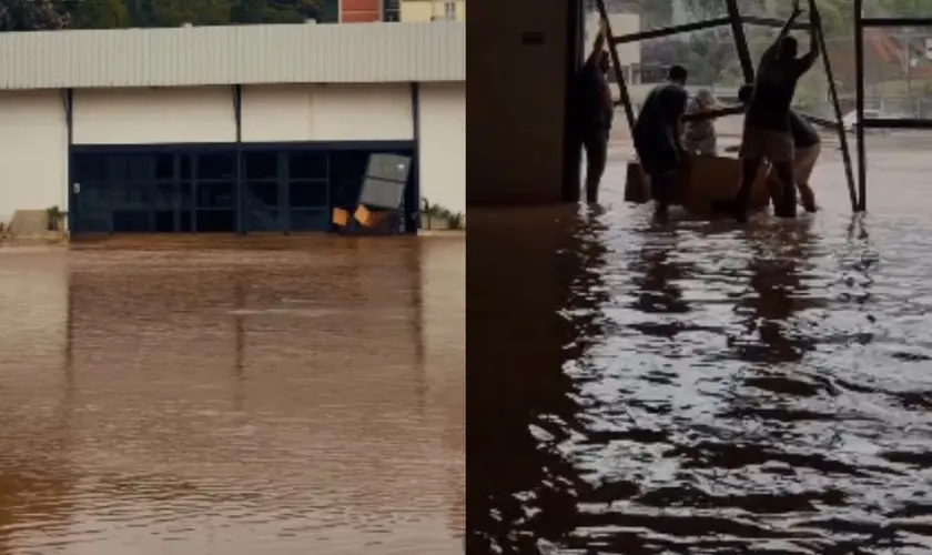 Igreja perde tudo nas enchentes em MG, mas membros seguem nas ruas ajudando os desabrigados em Juiz de Fora. Foto: Reprodução/Instagram/William Hudson