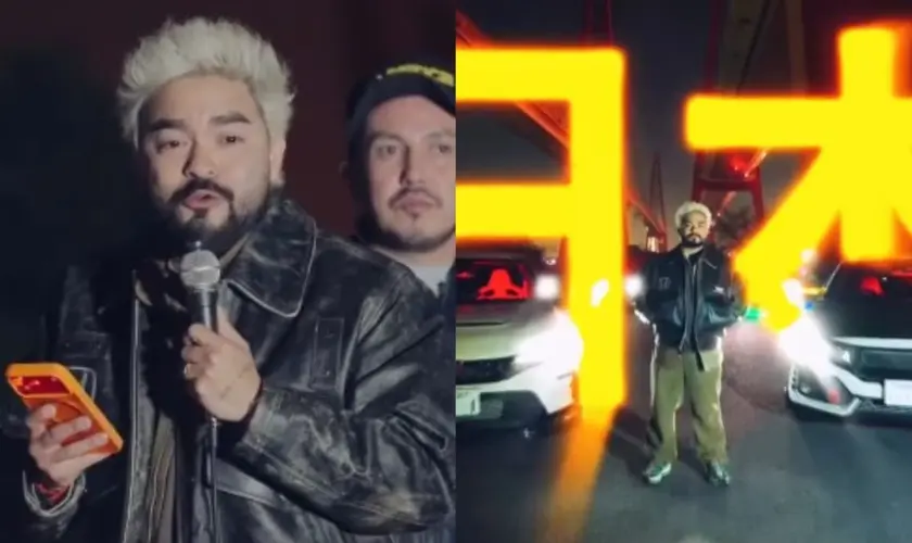 Durante evento automotivo, Yudi Tamashiro realiza evangelismo no Japão: ''Para o japonês, temos que pregar em atitudes''. Foto: Reprodução/Instagram/Yudi Tamashiro