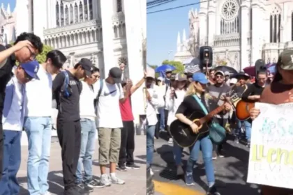 Morte de traficante gera onda de violência no México; jovens cristãos saem às ruas em oração pela paz no país. Foto: Reprodução/Instagram/Kevin Guerrero Zavala