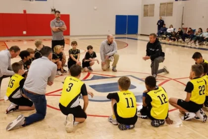 Igrejas nos EUA têm usado o esporte como ferramenta para alcançar crianças, jovens e famílias que normalmente não frequentam igrejas. Foto: Reprodução/Baptist Press/Martin Giles