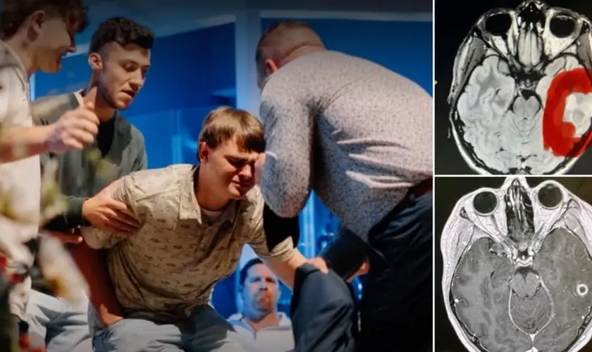 Um adolescente cristão de 17 anos testemunha cura após ser diagnosticado de tumor no cérebro em crescimento nos EUA. Foto: Instagram/Luke Remington