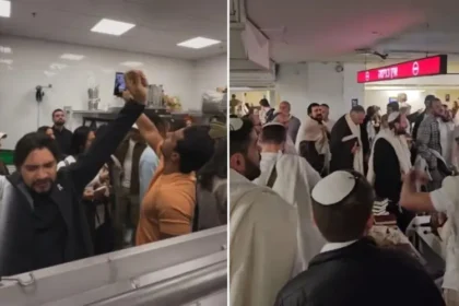 Cristãos e judeus buscaram refúgio em oração dentro de bunkers em Israel, em meio à escalada do conflito envolvendo o país. Foto: Reprodução/Instagram/Isaque Levy/Reprodução/Instagram/Saul Sadka