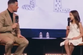 Menina relata visão de anjos dentro de casa, descrevendo luz intensa, seres com olhos nas asas e um vaso de óleo dourado. Foto: Captura de tela/Instagram/MercyCulture