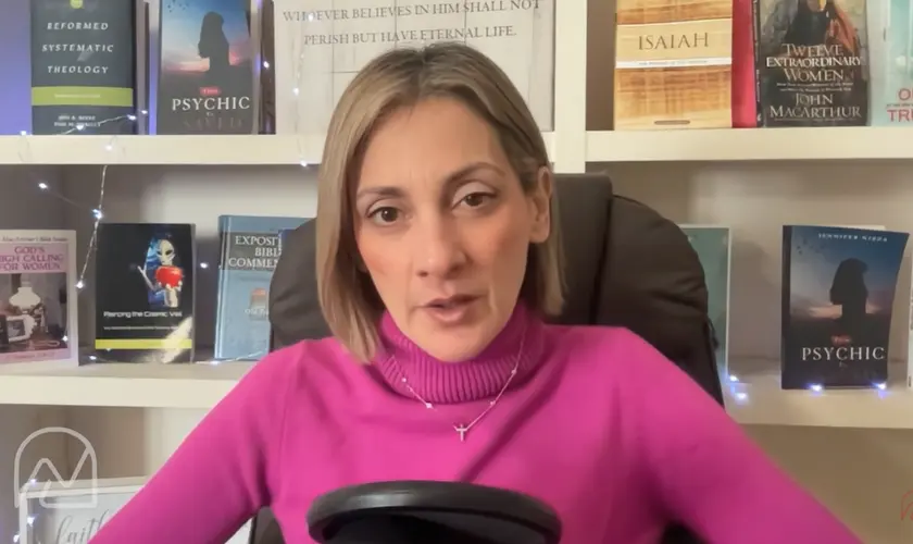 A ex-médium Jenn Nizza fez um alerta sobre a crescente normalização do ocultismo na cultura contemporânea. Foto: Reprodução/YouTube/No Longer Nomads