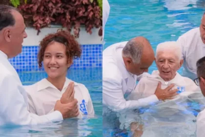 Mais de 1.300 pessoas são batizadas em igreja em SP durante grande celebração da fé realizada pela Assembleia de Deus Ministério do Belém. Foto: Instagram/adbelemsp