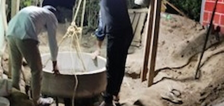 Após terremoto, cristãos em Mianmar recebem ajuda para reconstruir poço, ter acesso à água limpa e fortalecer a fé em meio às dificuldades. Foto: Reprodução/Portas Abertas.